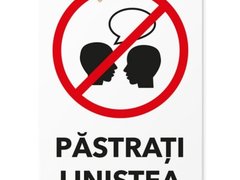 Semn pentru pastrati linistea