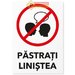 Semn pentru pastrati linistea